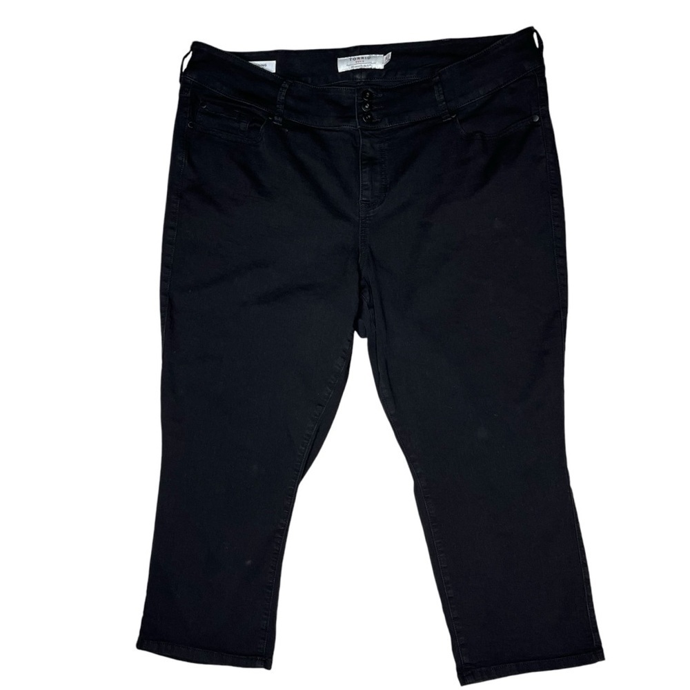 Torrid Black Jegging Crop Pants Jeans